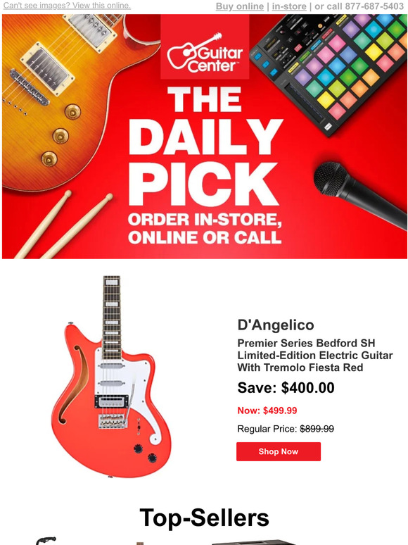 guitar center pick of the day