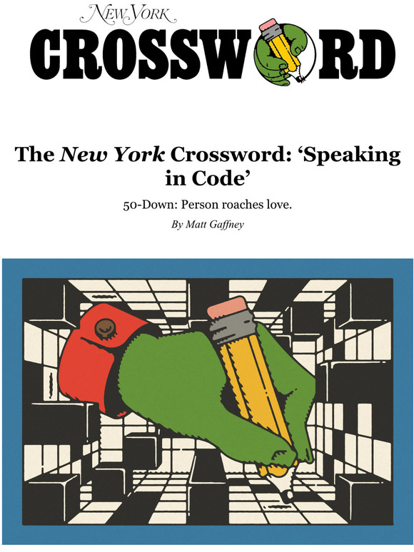 Jacques Le Corre The New York Crossword ‘Speaking in Code’ Milled