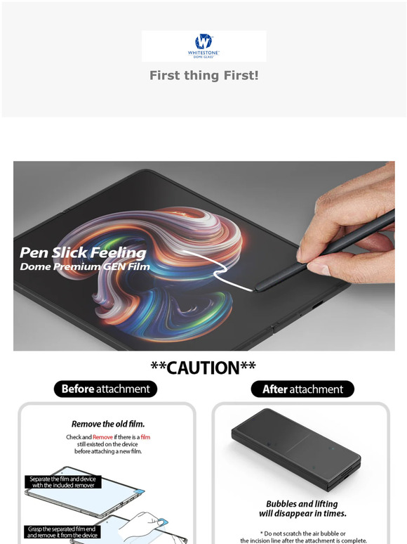 whitestone dome z fold 2