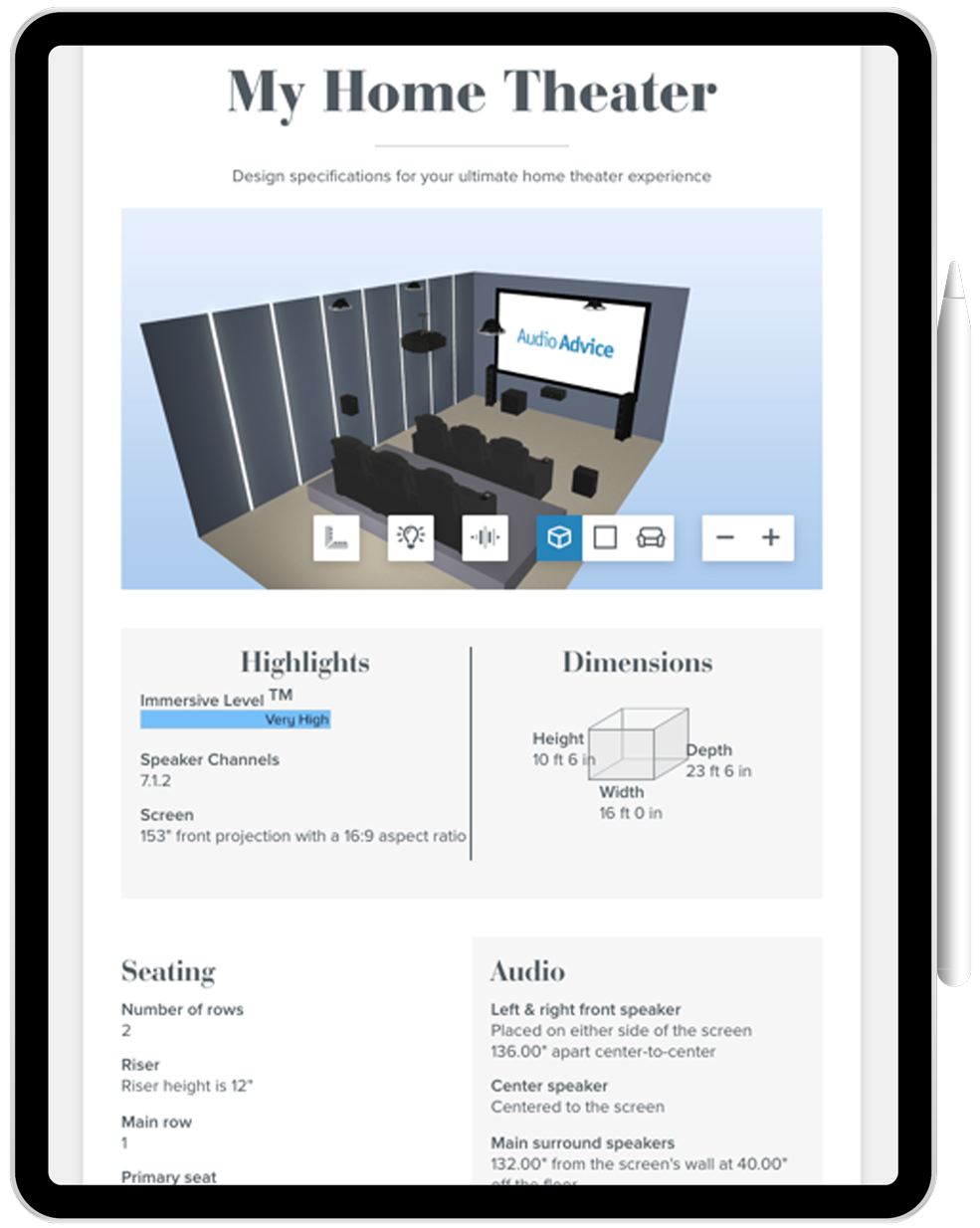 Audio Advice Design Your Dream Home Theater for FREE! Milled