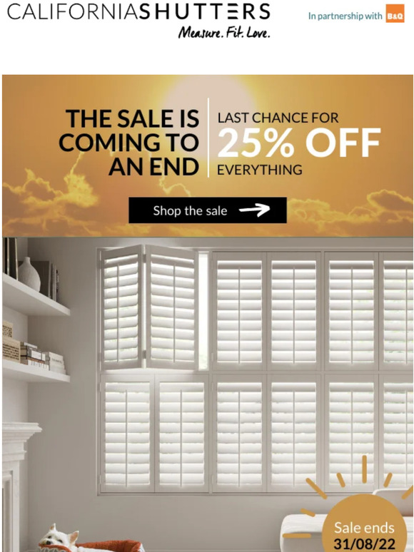 Sale ends this Wednesday!