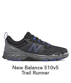 Mens New Balance 510v5 Trail Runner Black/Royal