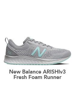Womens New Balance ARISHIv3 Fresh Foam Runner Gray/Teal