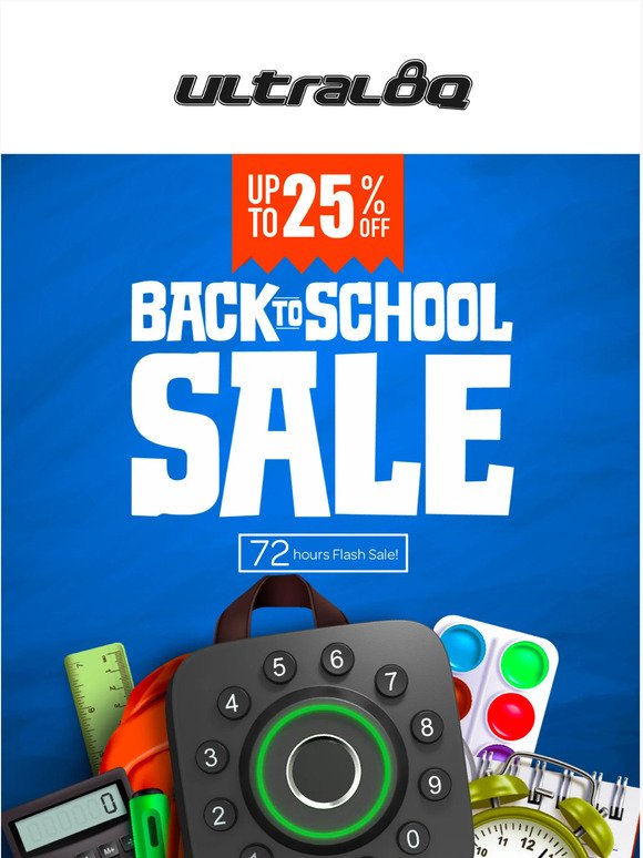 🎒 Save Big on ULTRALOQ Back to School Flash Sale!