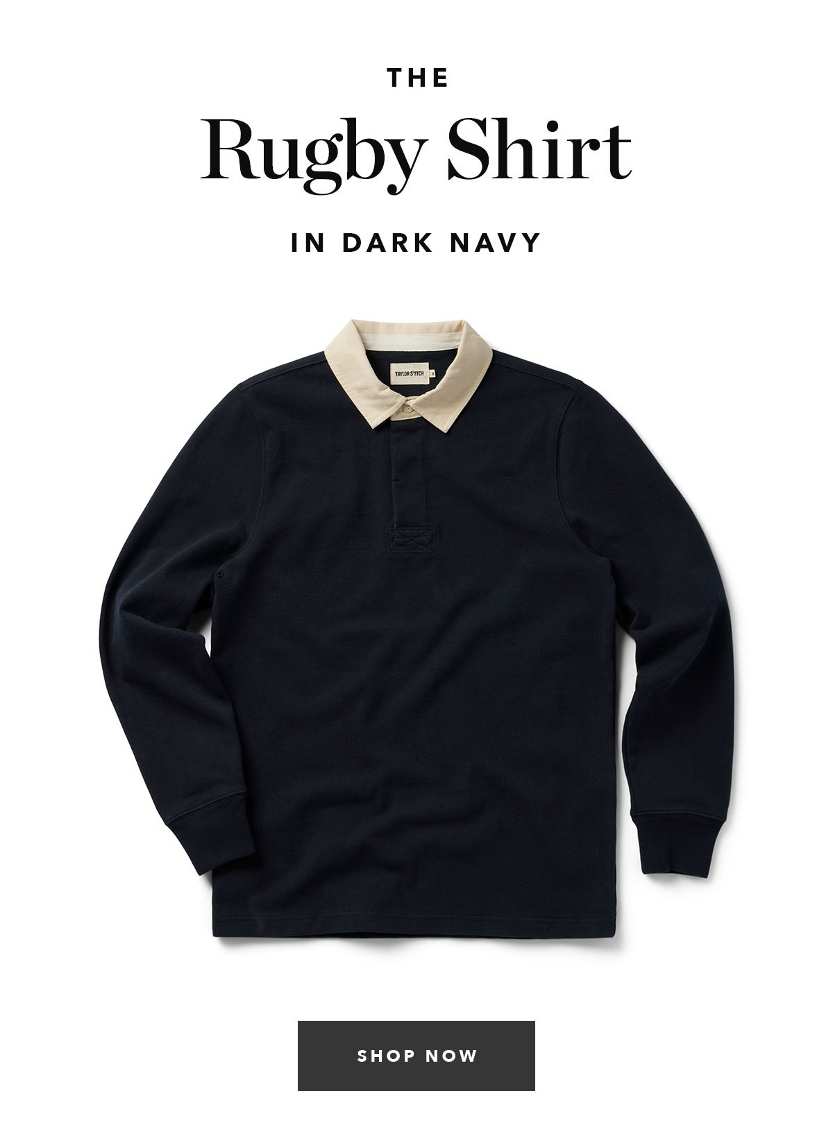 The Rugby Shirt in Dark Navy