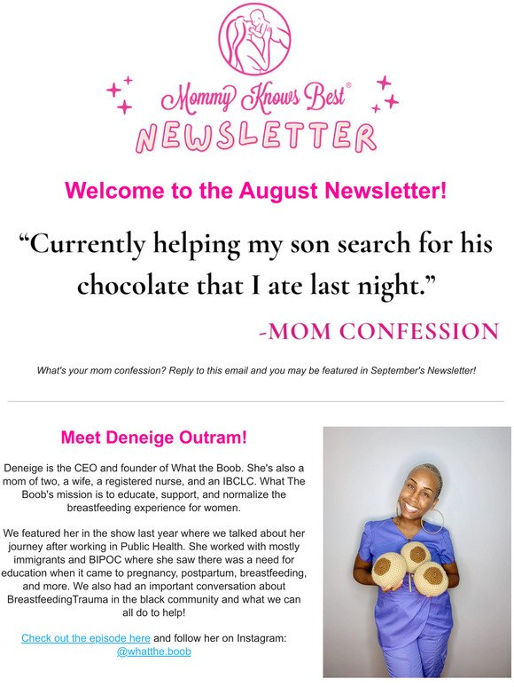 JUST IN: August Newsletter is here!