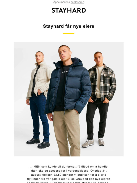 Stayhard får nye eiere!