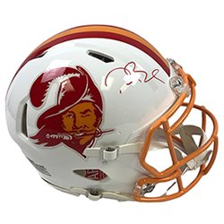 Tom Brady Autographed Signed Tampa Bay Buccaneers Riddell Speed Creamsicle Full Size Authentic Helmet - Fanatics LOA Authentic
