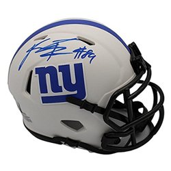 Kadarius Toney Autographed Signed New York Giants Riddell Speed Lunar Mini Helmet - Beckett QR Authentic
