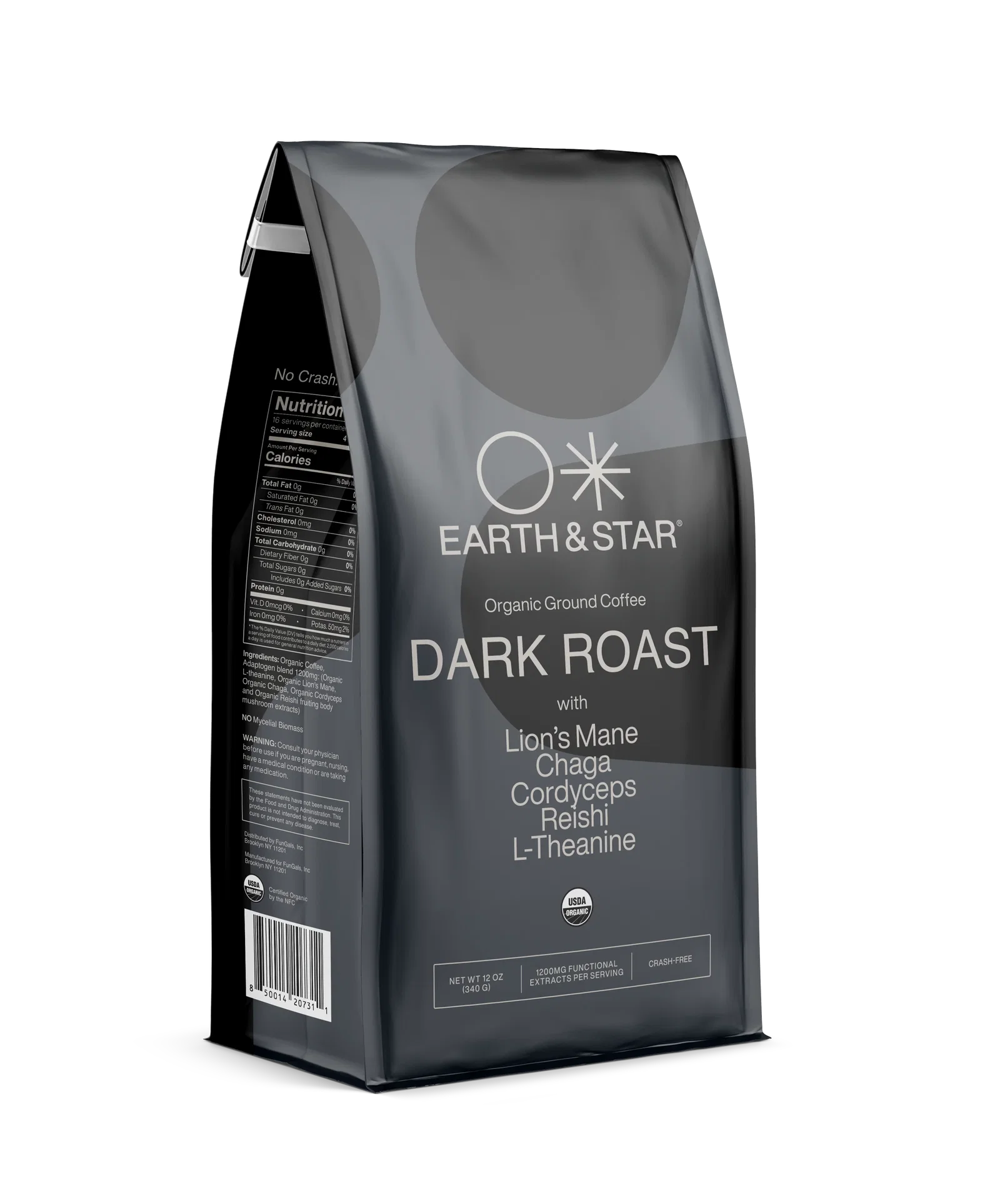 Organic Coffee with adaptogens + functional mushroom extracts
