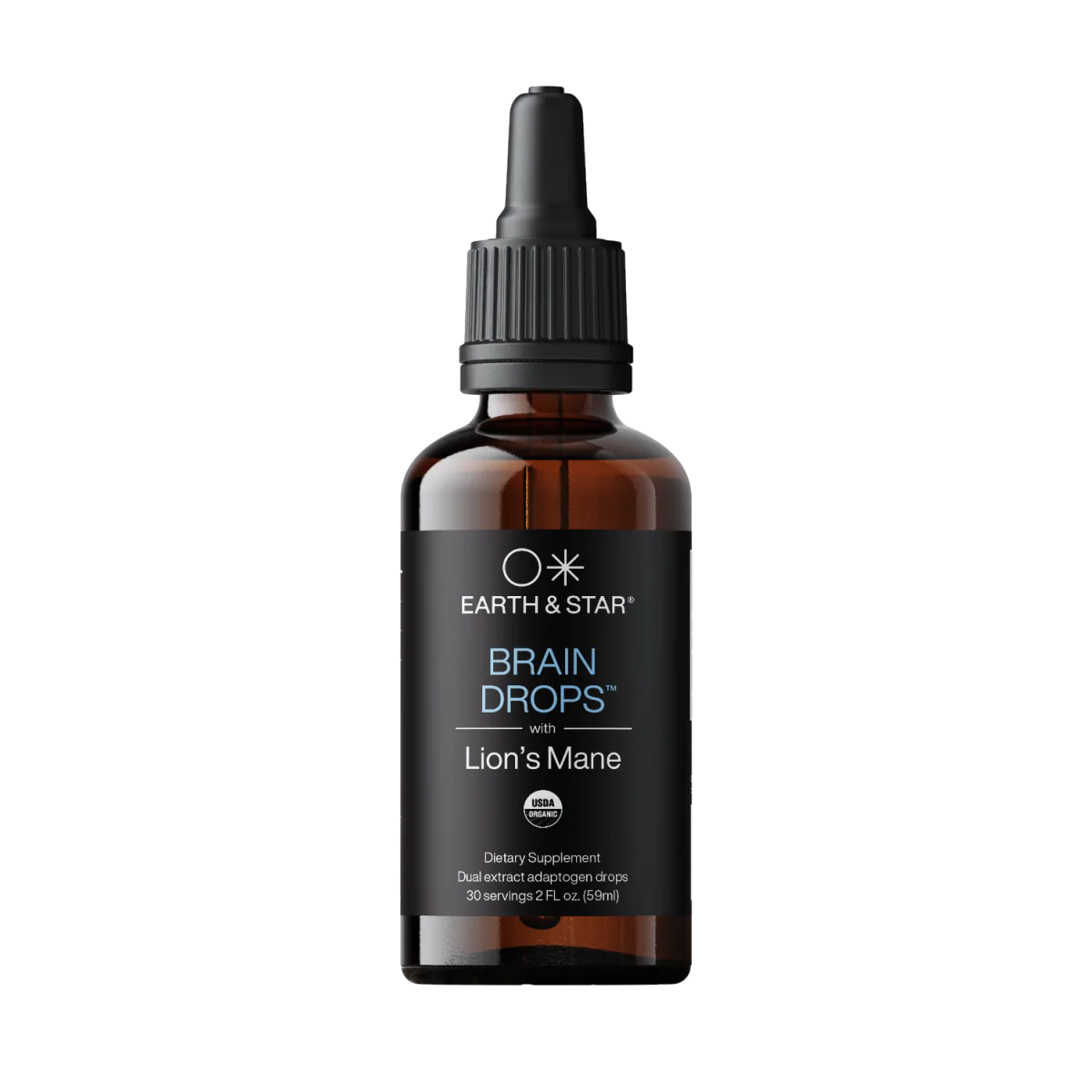 Brain Drops with adaptogens + functional mushroom extracts