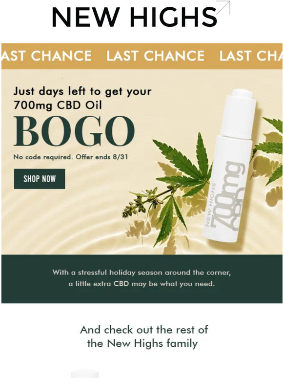 August BOGO is almost over!