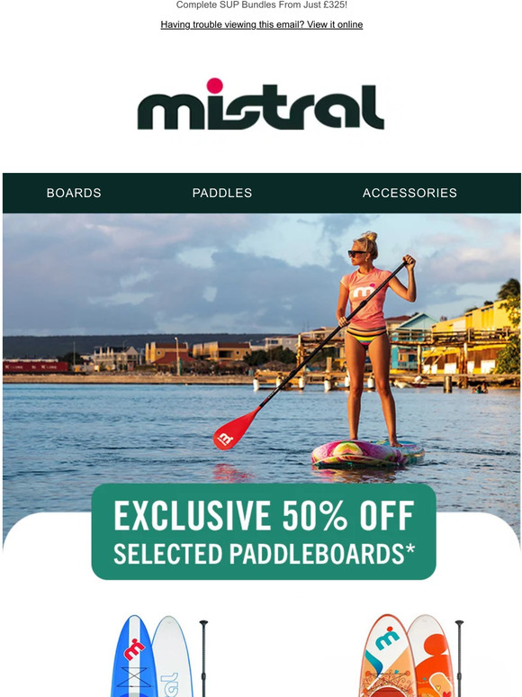 Don't Forget To Save 50% On Boards This Bank Holiday Weekend