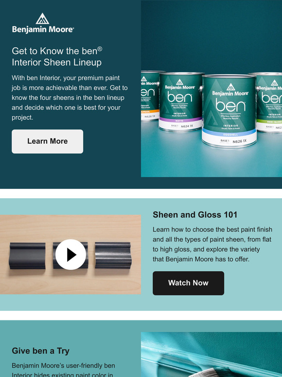 Benjamin Moore Paints Which ben Interior Sheen is Best for Your Project? Milled