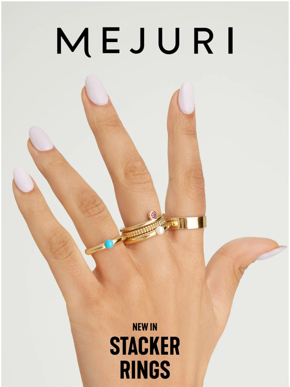 【大セール】 MEJURI Stacker リング Mejuri + Stacker Ring