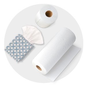 Tissues, Paper Towels & Toilet Paper