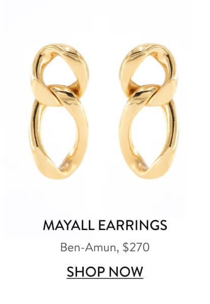 Ben-Amun Mayall Earrings, goop, $270