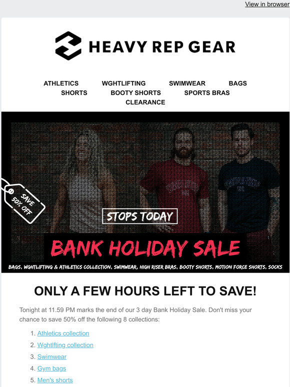 ⏰ Counting down the hours… 50% off until tonight!