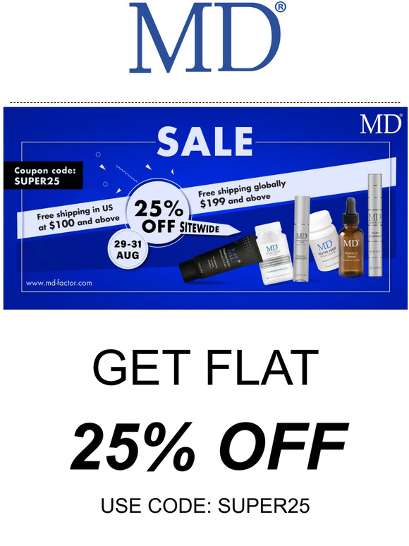 25% Off On All Products