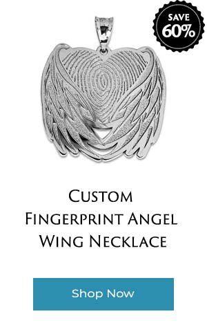 Angelwing Fingerprint Necklace