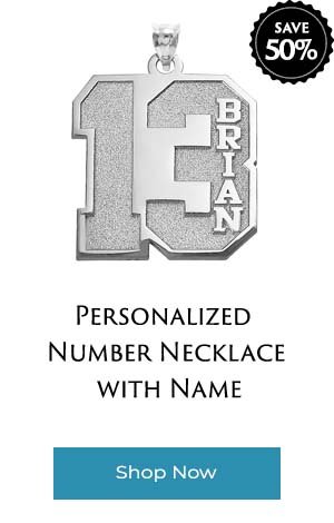 Name and Number Necklace