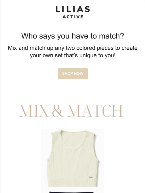 Mix & Match ✨
