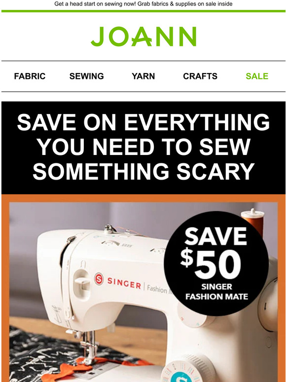 JoAnn Fabric and Craft Store 👻 Here's a deal to start your Halloween