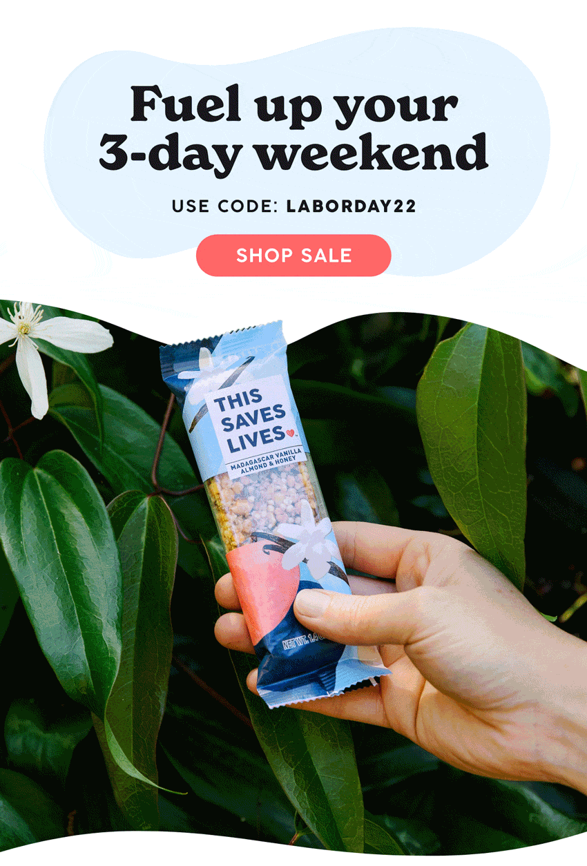 This Saves Lives 30 off to fuel up for the 3day weekend! Milled