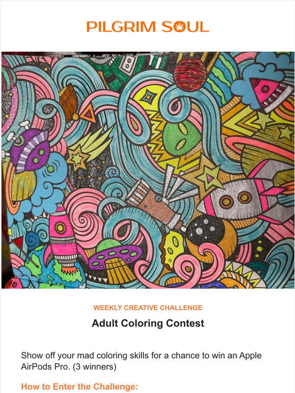 Pilgrim Soul: Creative Challenge: Coloring Contest | Milled