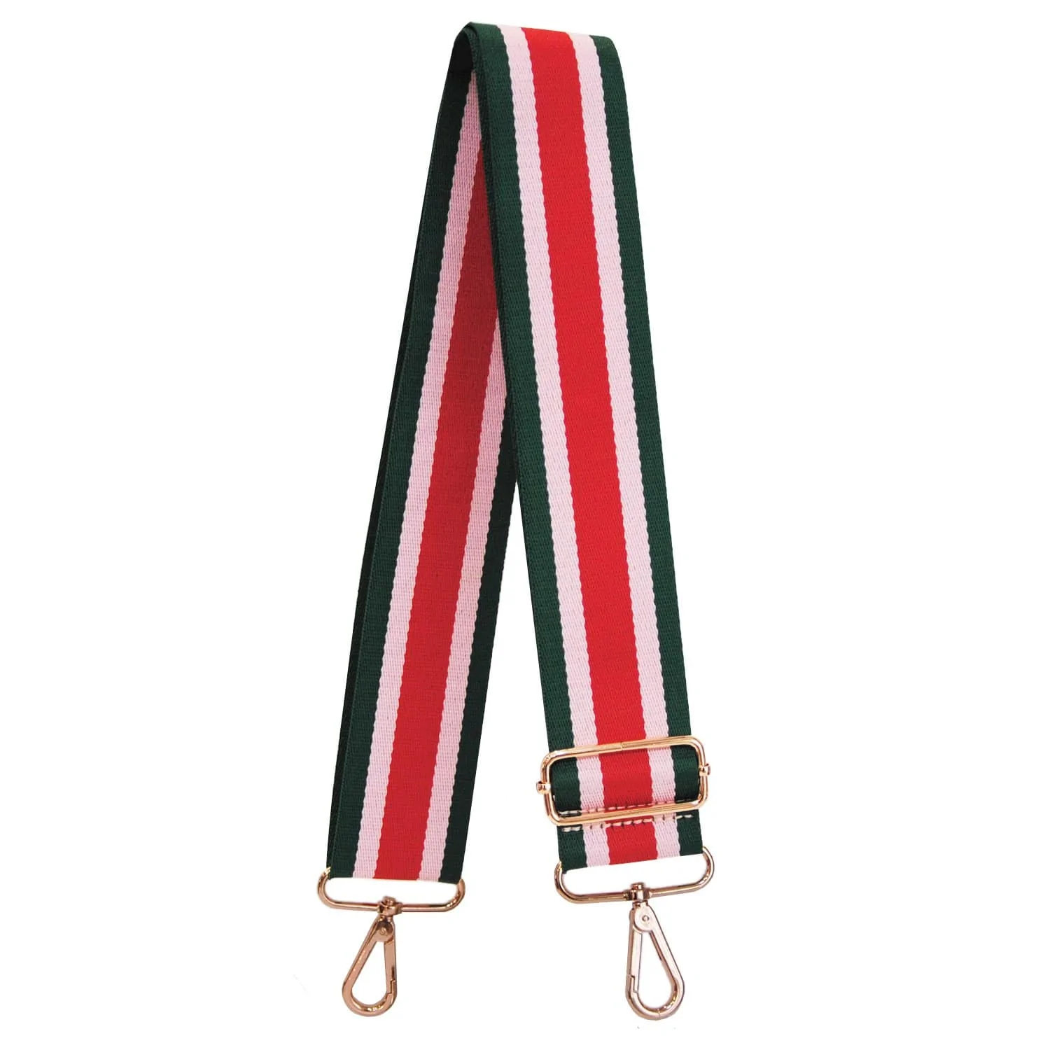 Image of Berry Georgie Stripe Bag Strap