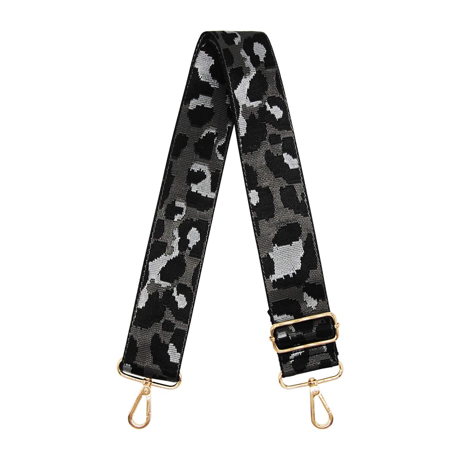 Image of Luxe Dark Grey Camo Bag Strap
