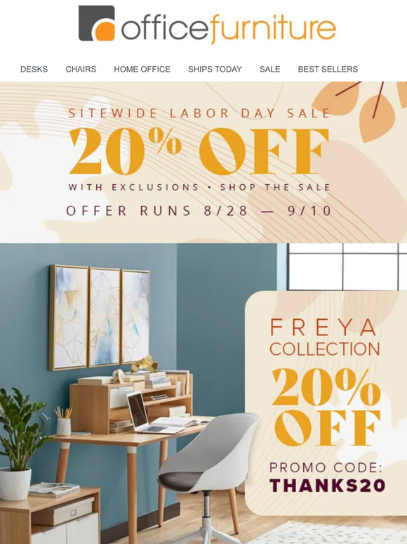 Save 20% Now During Our Labor Day Sale