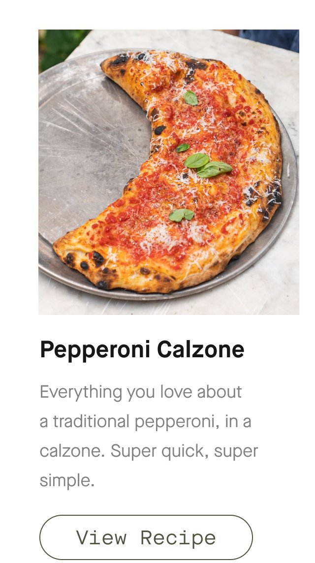 Pepperoni Calzone