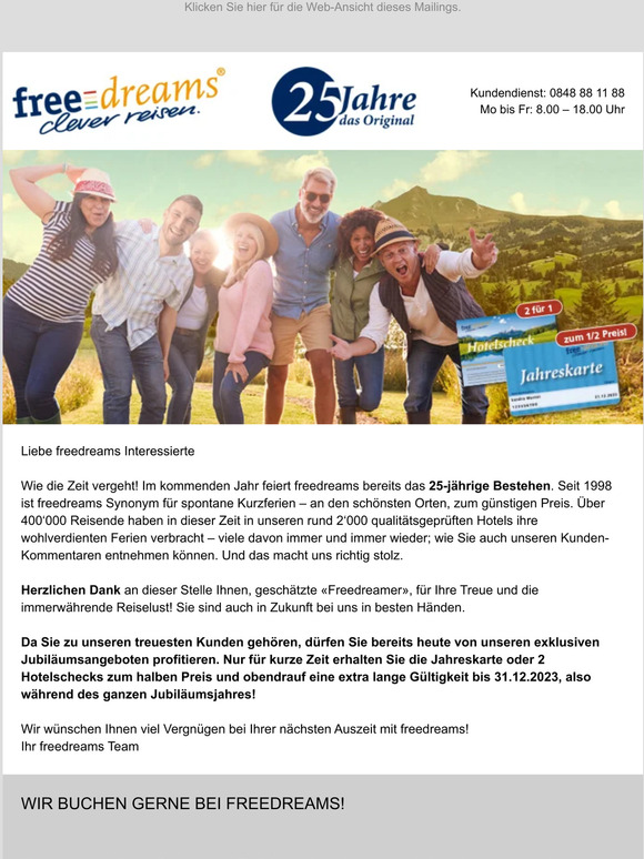 Zum 25-jährigen Jubiläum, 50% auf unsere Produkte!