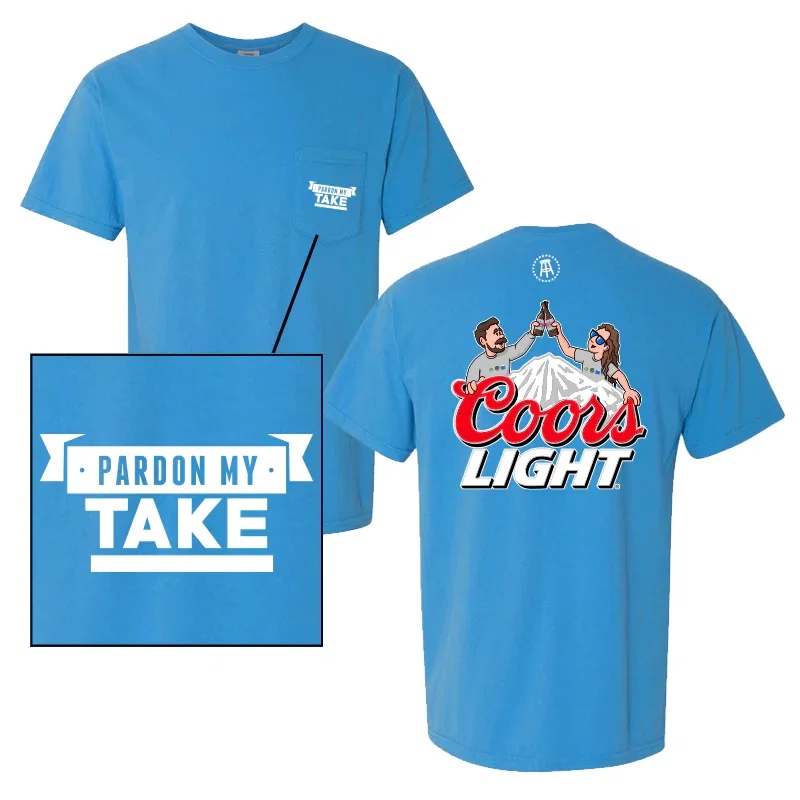 Image of Coors x Pardon My Take Mountain Pocket Tee