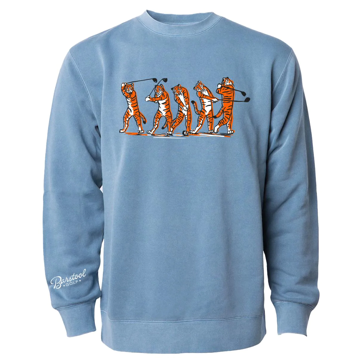 Image of Barstool Golf Tiger Swing Crewneck