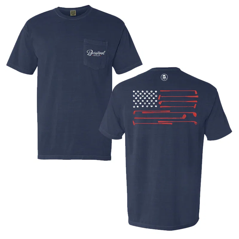 Image of Barstool Golf Flag Pocket Tee