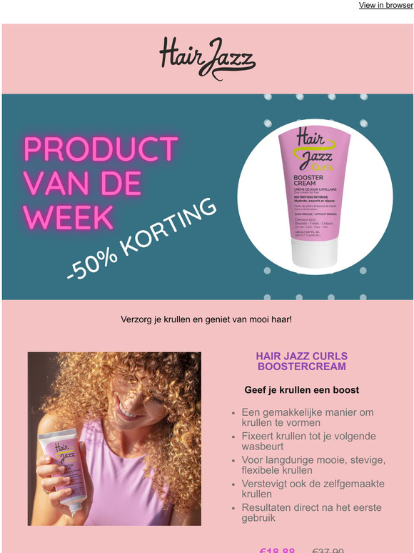 HAIR JAZZ Hair Growth Products Krullen, slag of pluizen? 50 korting op deze boostercream 💥