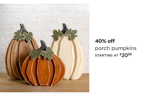 Porch Pumpkins
