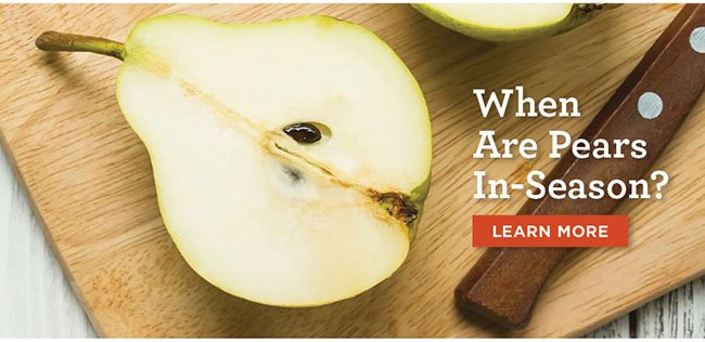When Are Pears In-Season?