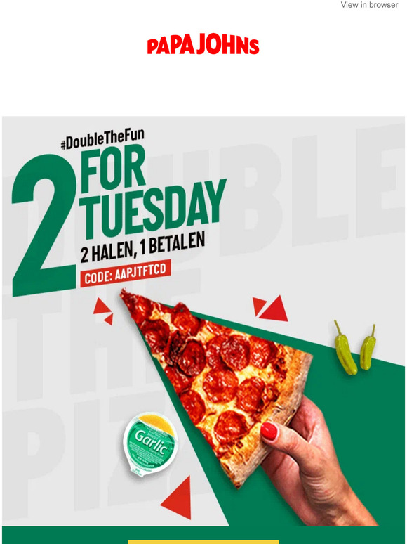 2e Pizza Gratis 🍕😋