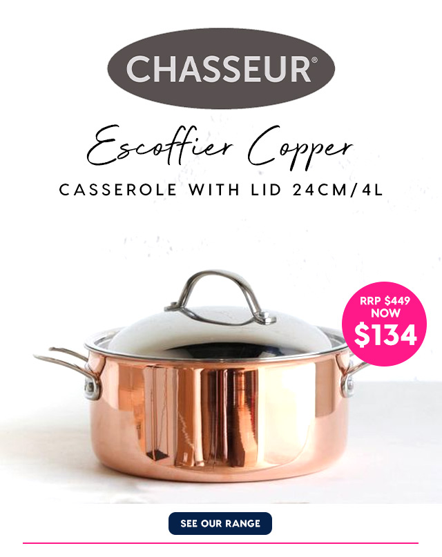 Peter s of Kensington 70 Off RRP Chasseur Escoffier Copper