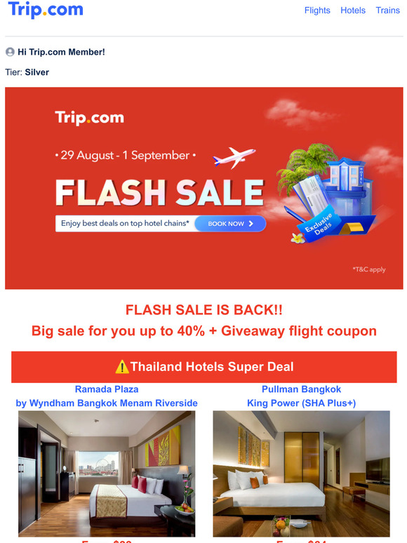 FLASH SALE IS BACK🔥Big Sale for you!