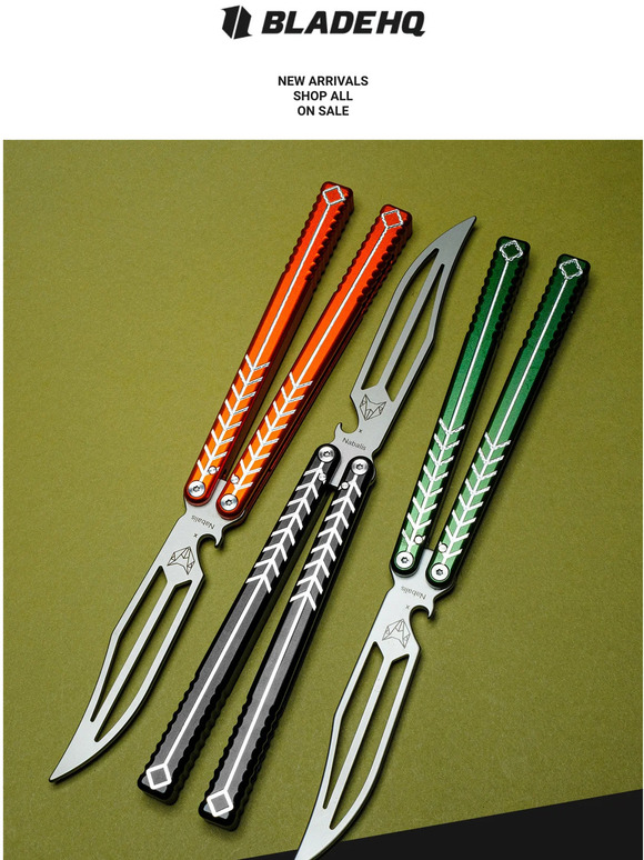 Blade HQ Source Nabalis Vulp Balisongs Now Available! Milled