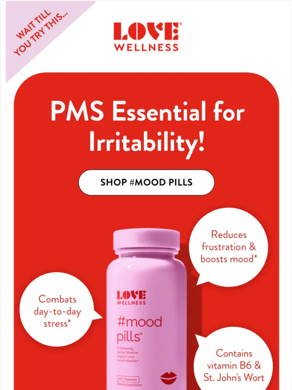 Love Wellness PMS got you down? Milled