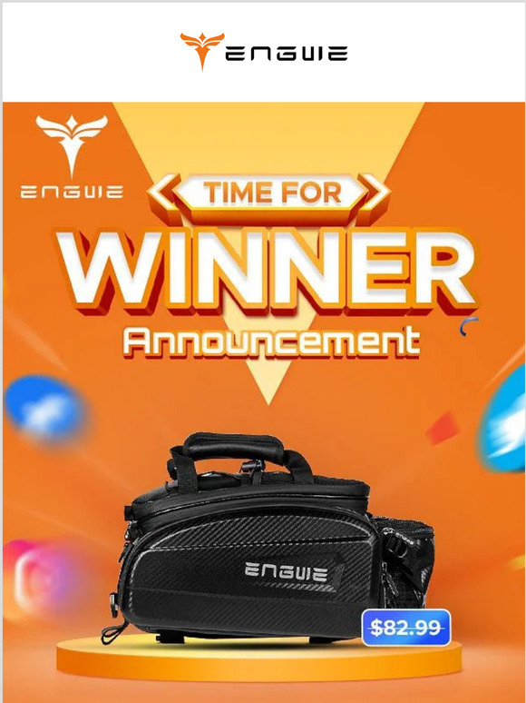 Engwe IT'S TIME FOR 🥳WINNER ANNOUNCEMENT🥳OF ENGWE 🎁🎁!! Milled