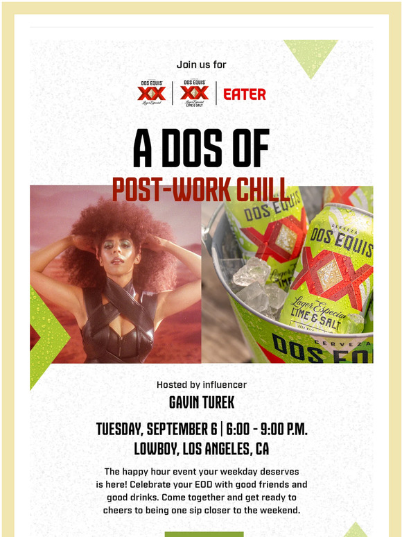YOU'RE INVITED: A Dos of Post-Work Chill