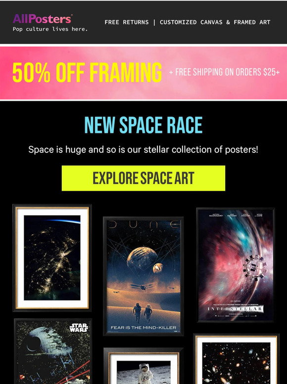 AllPosters: 🚀 Explore a galaxy of space posters. | Milled