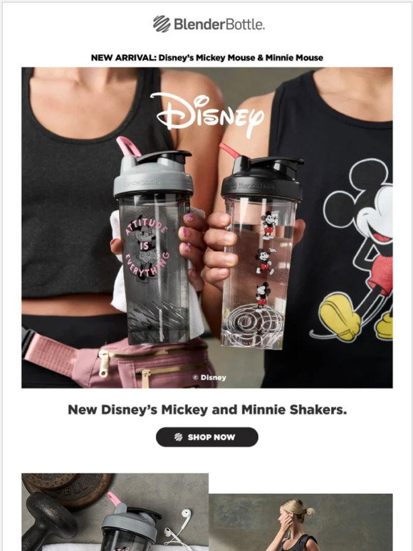 Blender Bottle Pro Series 28 oz. Mickey and Minnie Shaker - Mickey Mouse