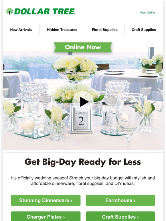 Dollar Tree DIY Wedding Inspo Inside... Milled